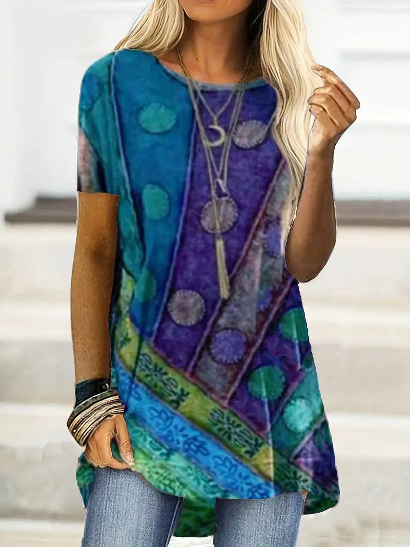 Leah | Artistic Top - Flows Gently, Flatters Beautifully