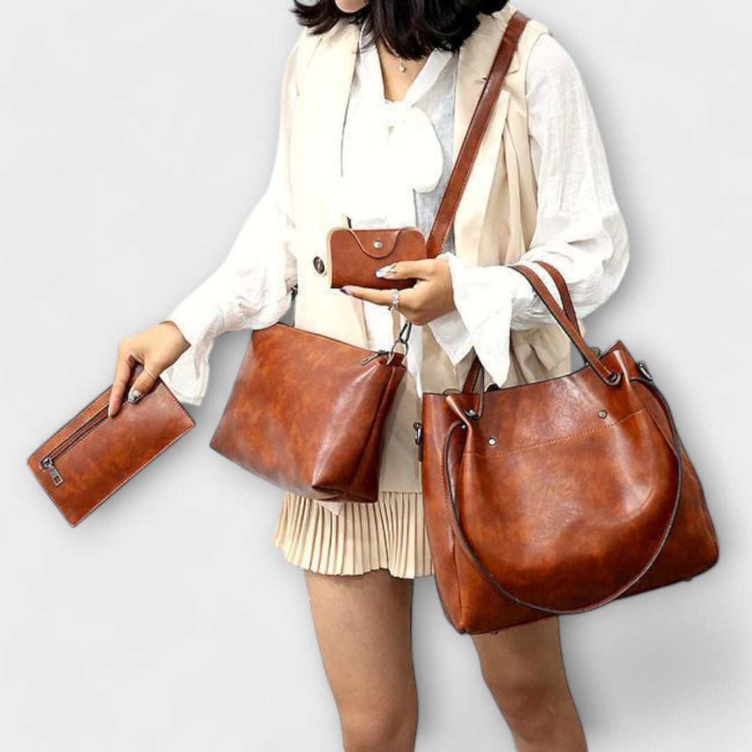 Eleanor | 4-Piece Vintage Bag Set