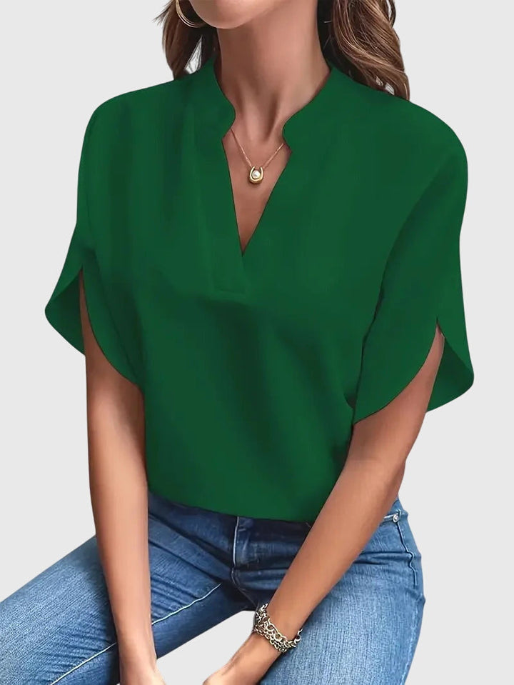 Elora | Soft and Elegant V-Neck Shirt
