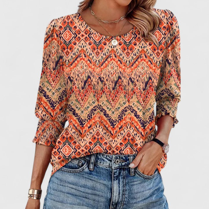 Laurel | Elegant Smocked Top