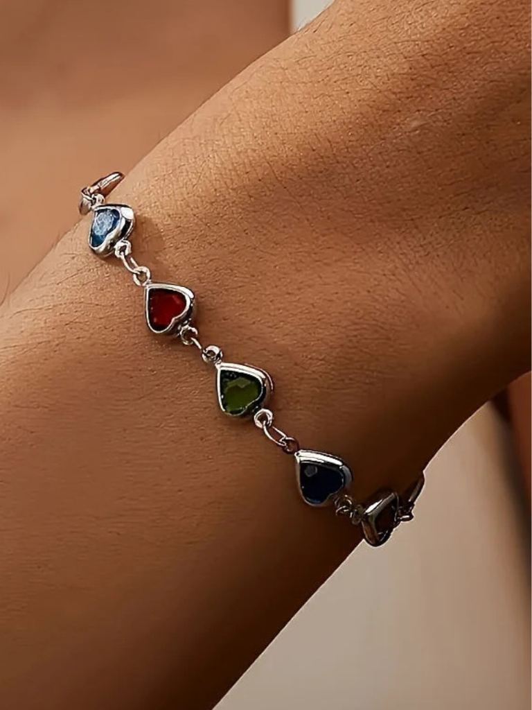 Gwen | Heart Link Bracelet