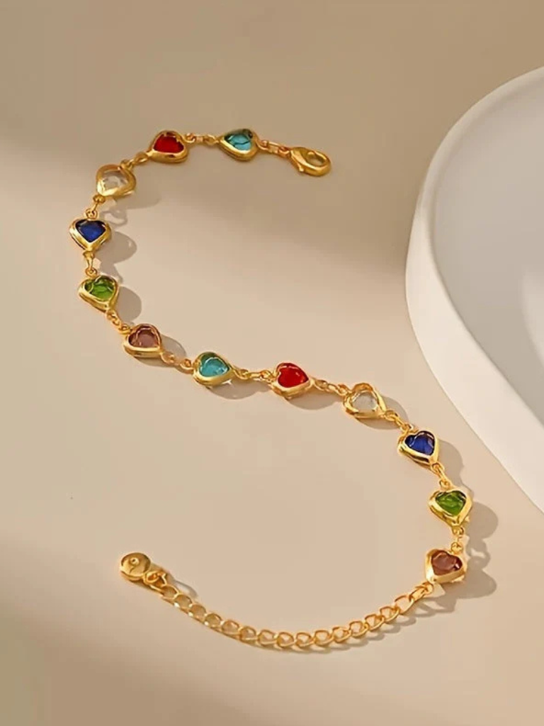Gwen | Heart Link Bracelet