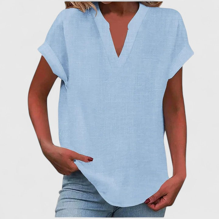 Vienna | Comfortable V-Neck Blouse