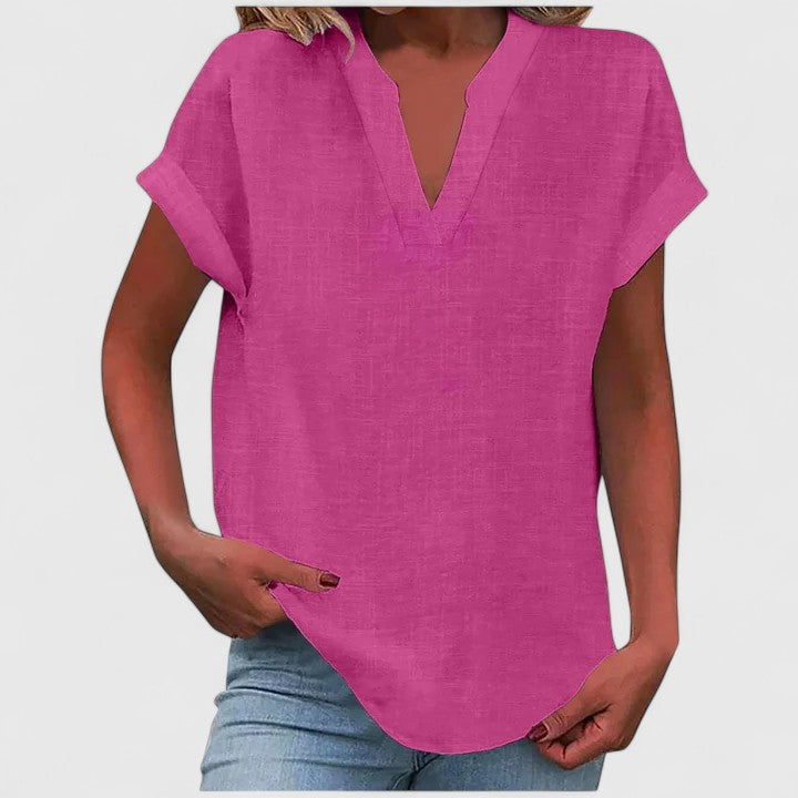 Vienna | Comfortable V-Neck Blouse