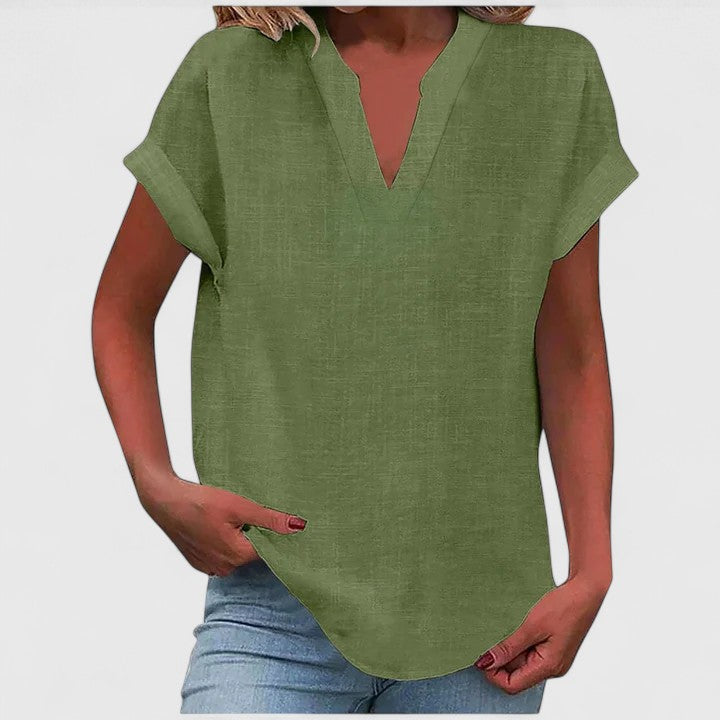 Vienna | Comfortable V-Neck Blouse