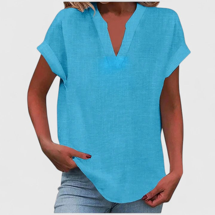 Vienna | Comfortable V-Neck Blouse