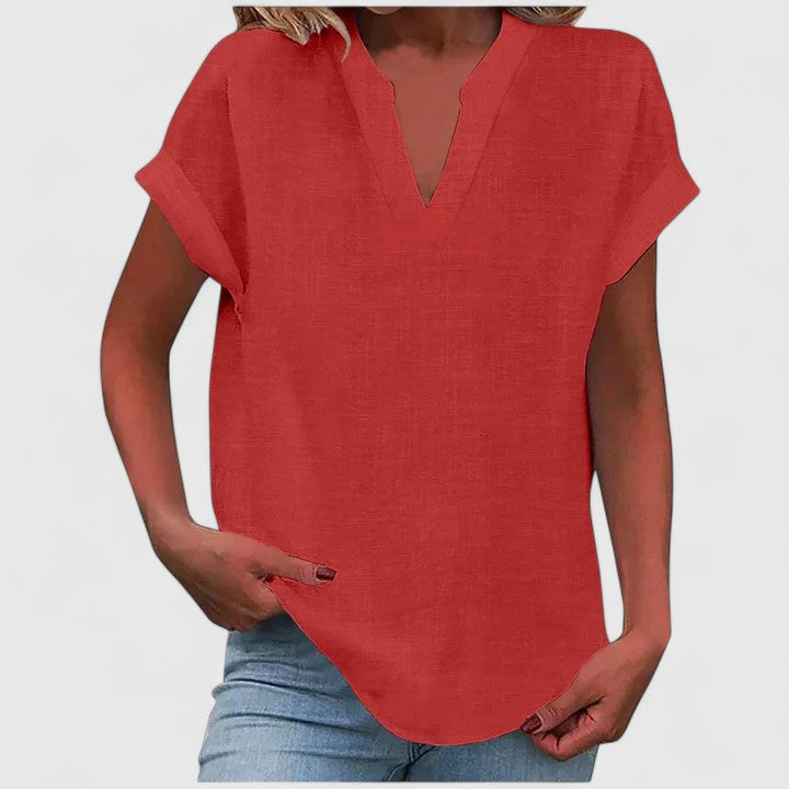 Vienna | Comfortable V-Neck Blouse