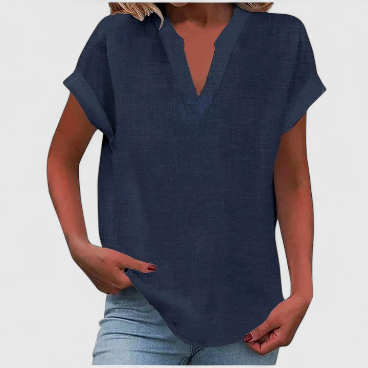 Vienna | Comfortable V-Neck Blouse