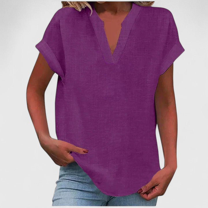 Vienna | Comfortable V-Neck Blouse