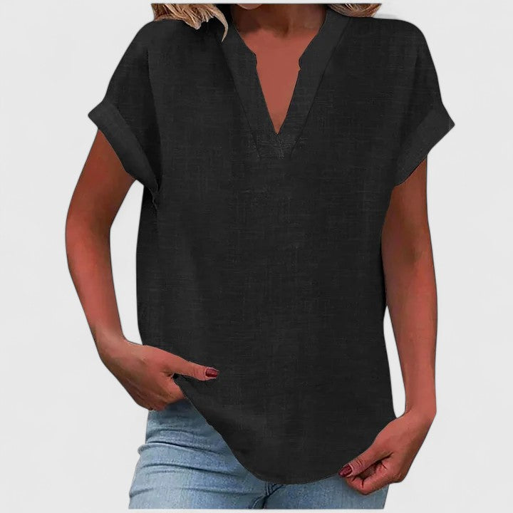 Vienna | Comfortable V-Neck Blouse