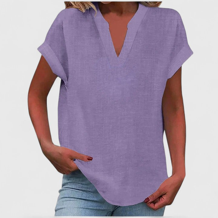 Vienna | Comfortable V-Neck Blouse