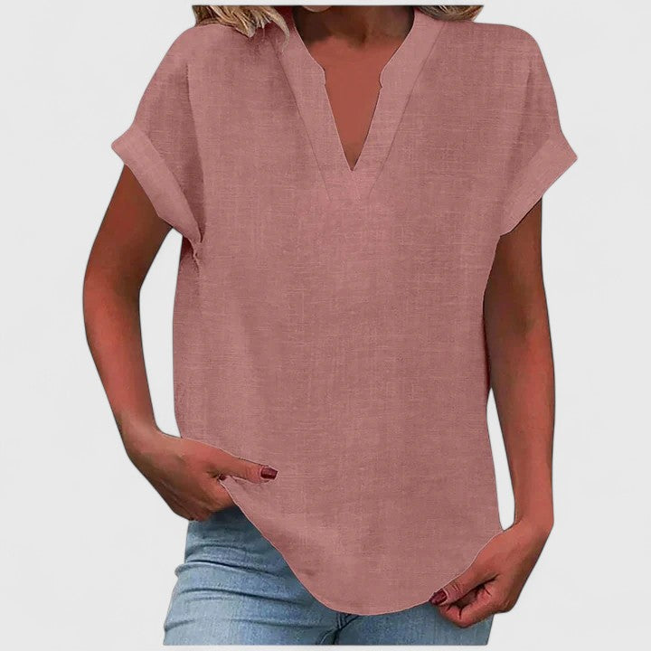 Vienna | Comfortable V-Neck Blouse