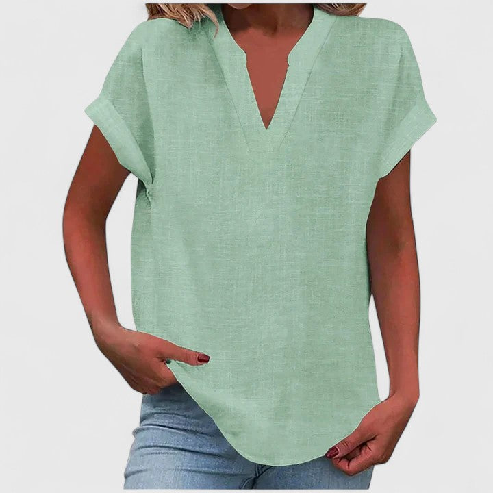 Vienna | Comfortable V-Neck Blouse