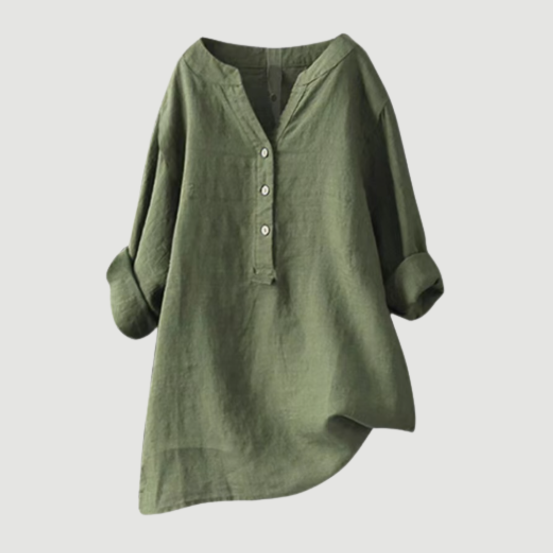 Luxuria | Airy and Comfortable Button-up Shirt