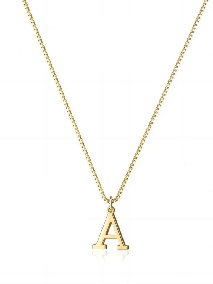 Enya | Gold Initial Necklace