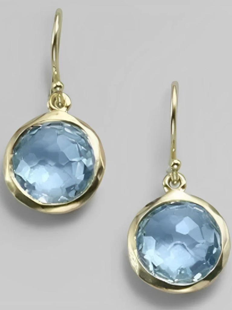 Daphney | Blue Crystal Earrings
