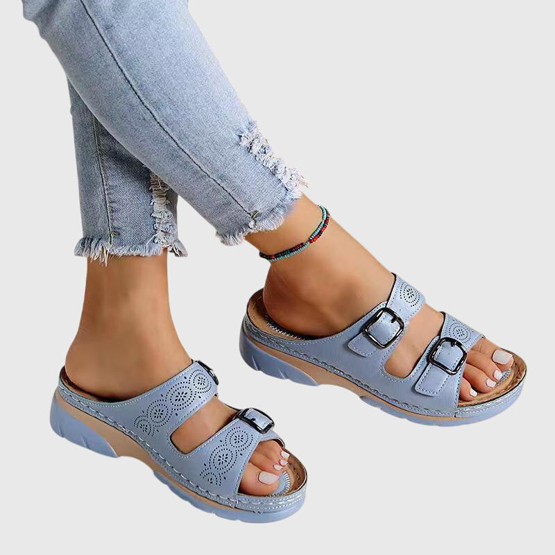 Hannah | Orthopedic Leather Sandals