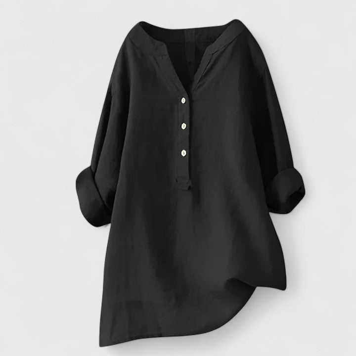 Elanor | Elegant Button-Front Shirt