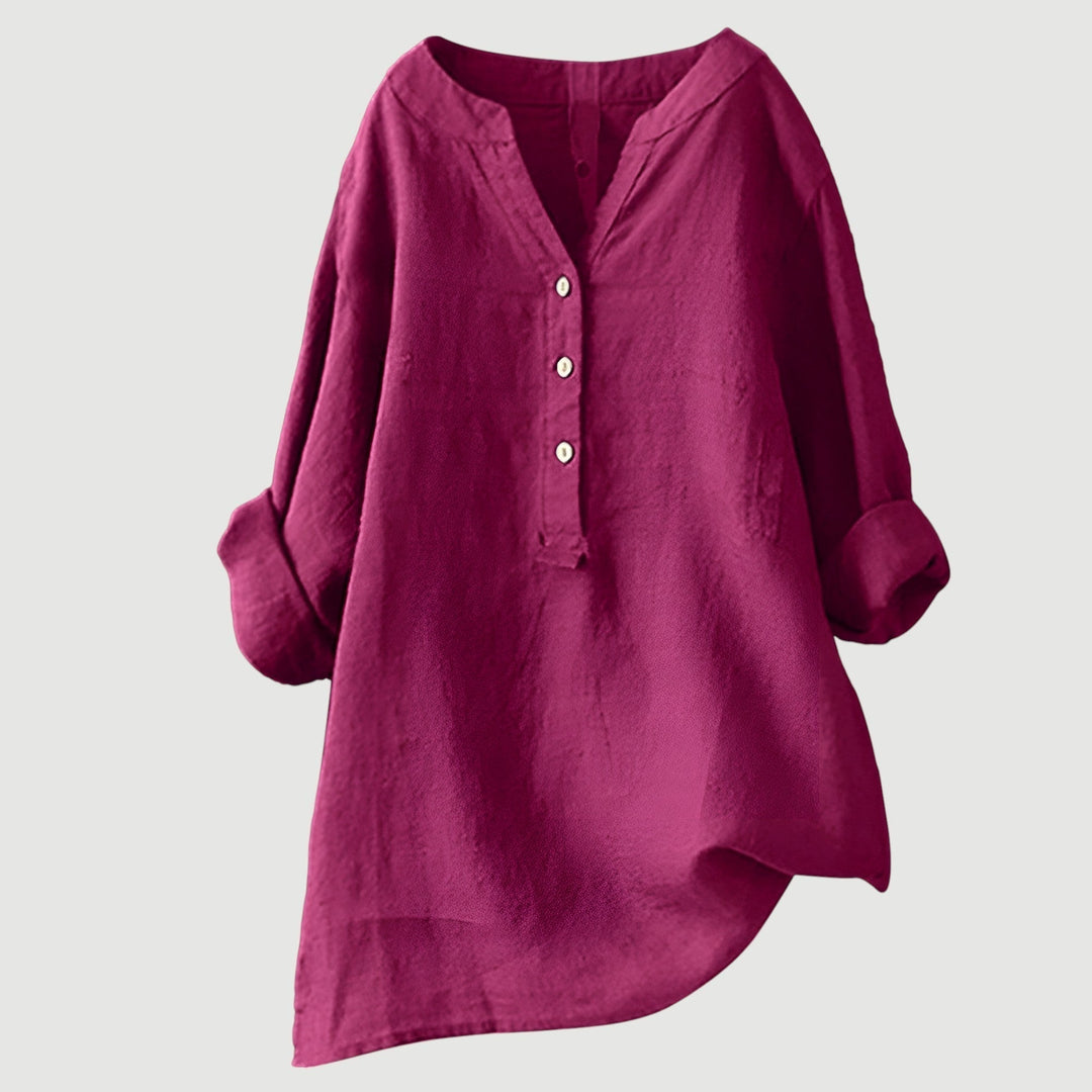 Luxuria | Airy and Comfortable Button-up Shirt