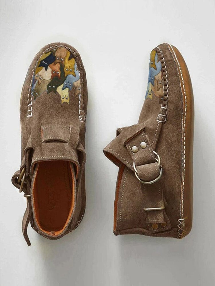Bertha | Colorful Cat Comfort Shoes