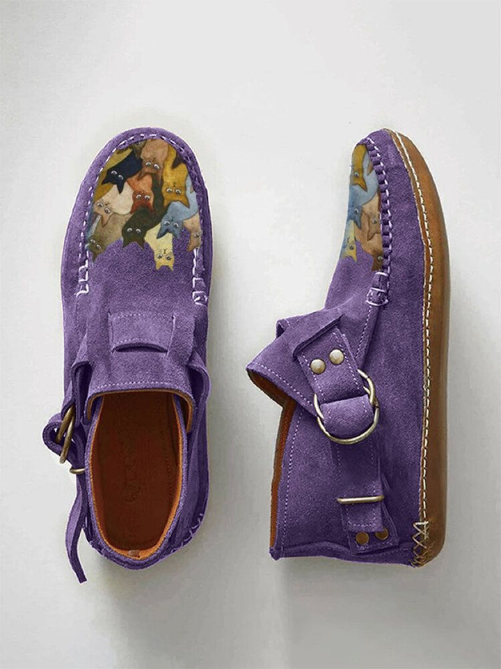 Bertha | Colorful Cat Comfort Shoes