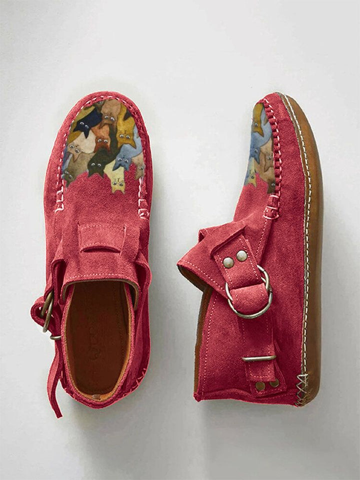 Bertha | Colorful Cat Comfort Shoes