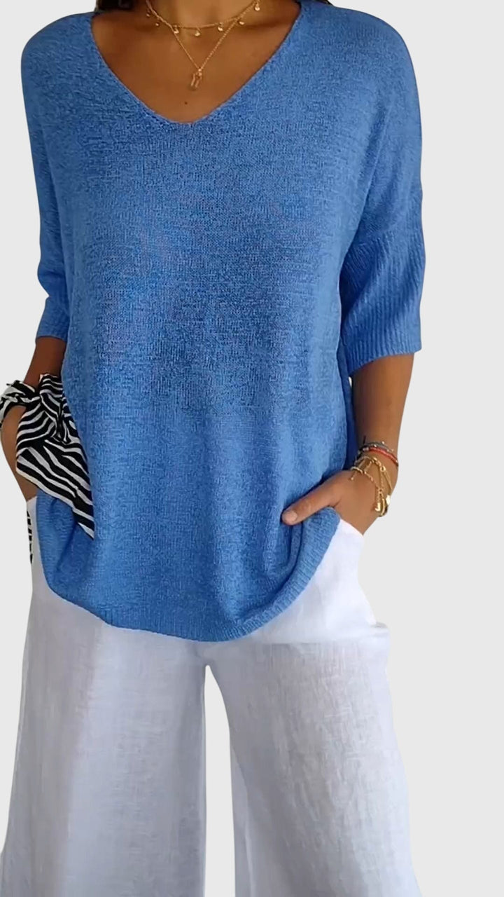Myrial | Elegant V-Neck Top