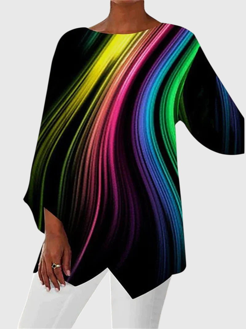 Elizabeth | Elegant Crew Neck Top