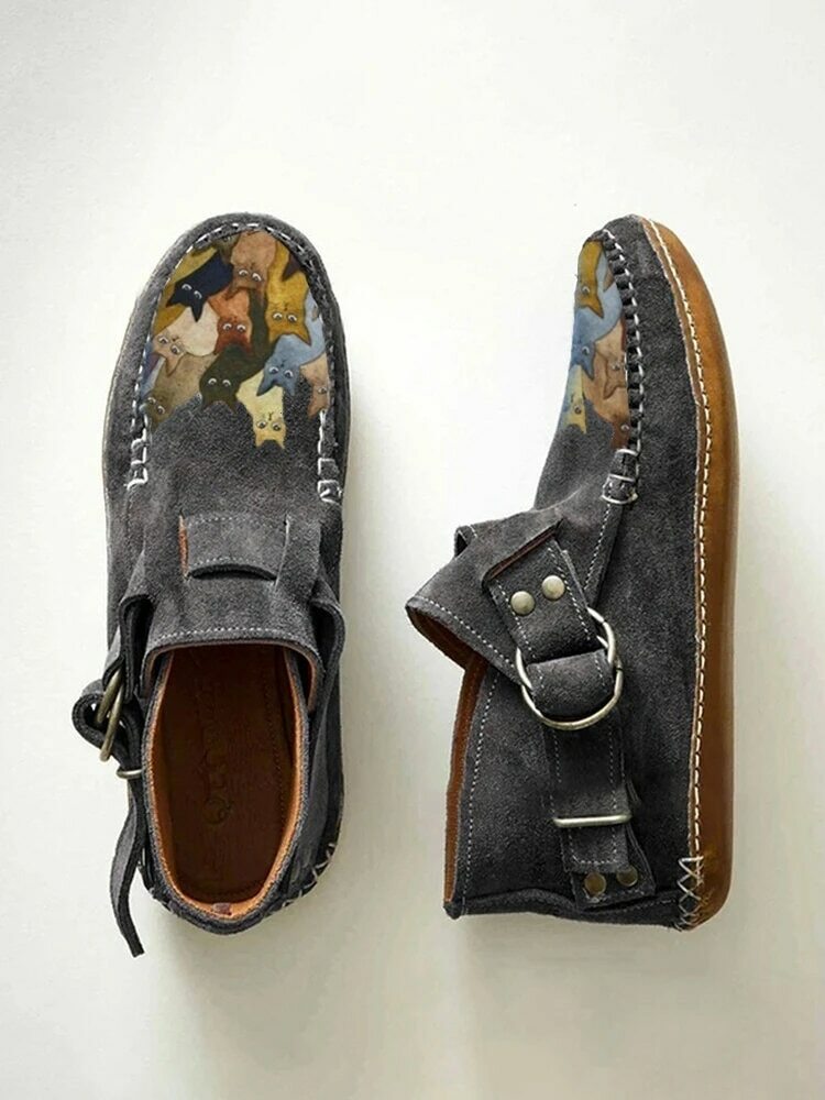 Bertha | Colorful Cat Comfort Shoes